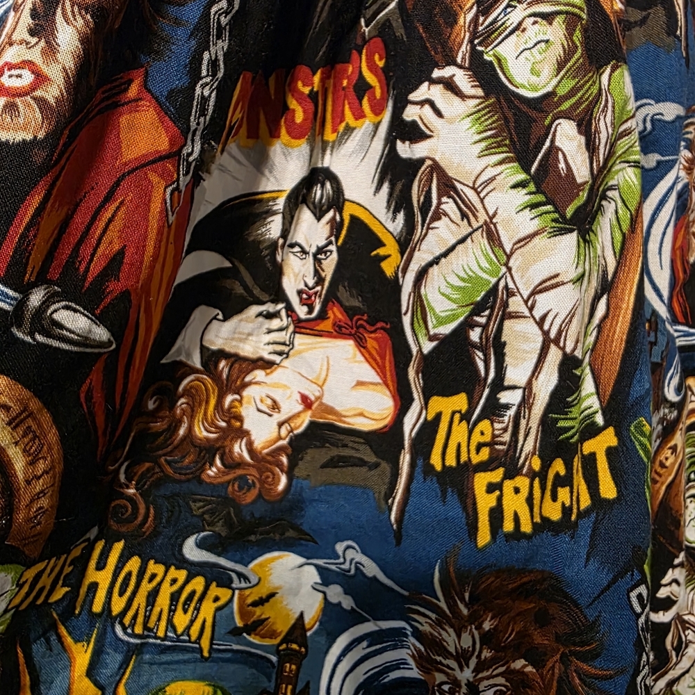 Hemet Monster Print Mini Dress - Picture 5 of 5